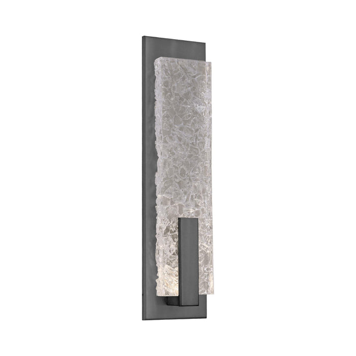 Glacier LED Wall Light in Gunmetal.