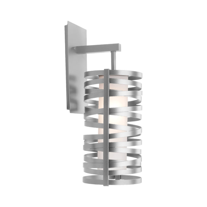 Tempest Wall Light in Metallic Beige Silver/Frosted Glass.