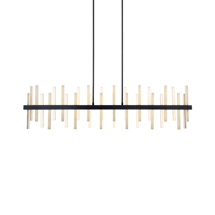 Harmonix Rectangular LED Pendant Light in Detail.