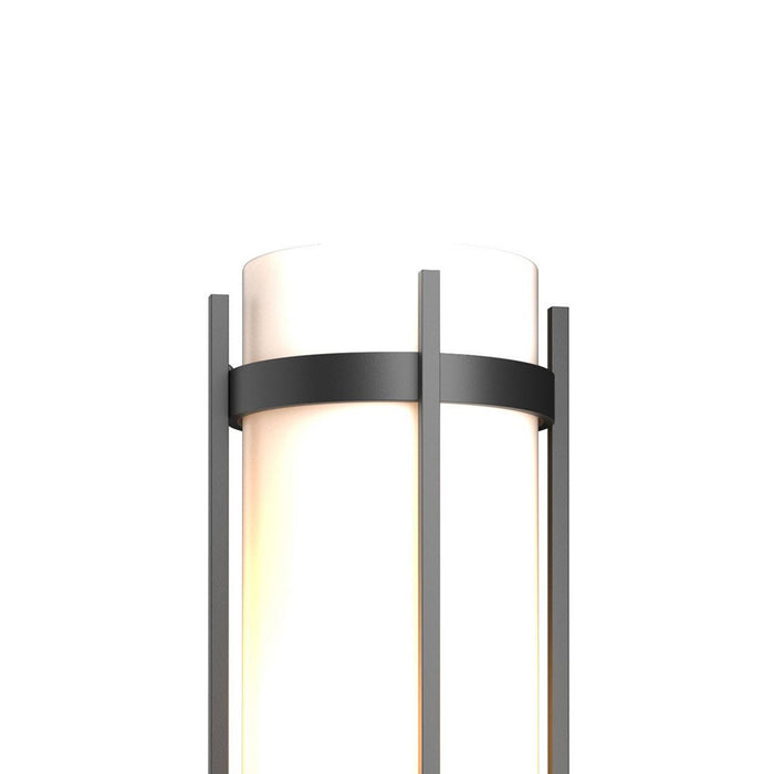 Banded Outdoor Post Light in Detail.