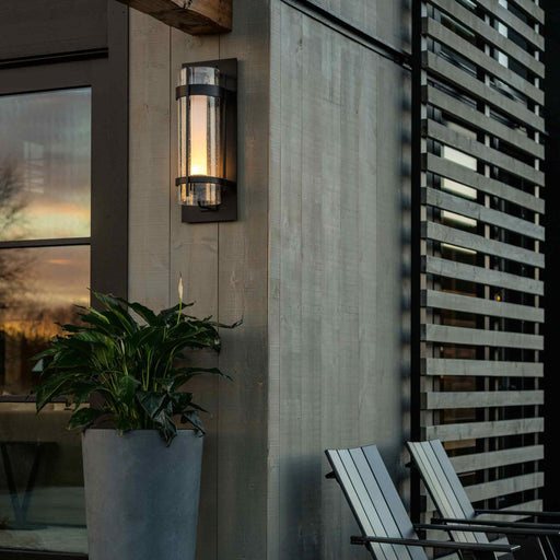 Banded Outdoor Wall Light Outside Area.