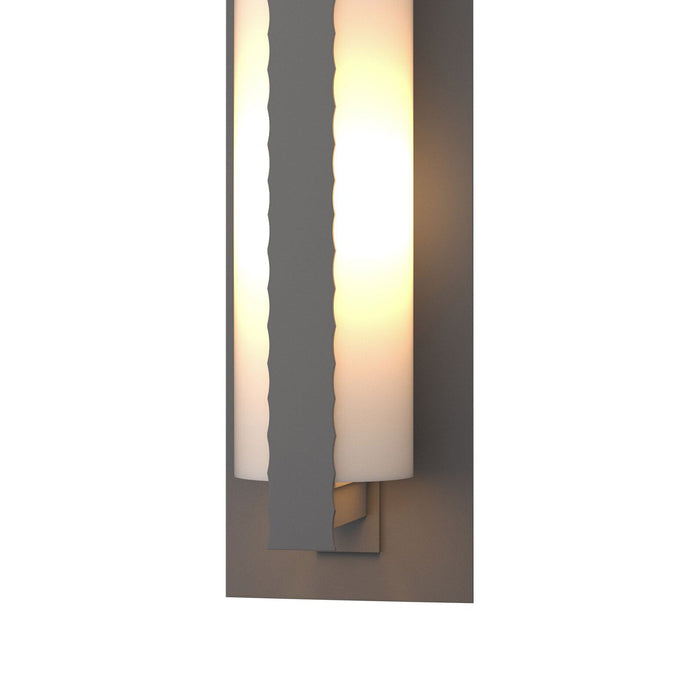 Forged Vertical Bars Outdoor Wall Light in Detail.