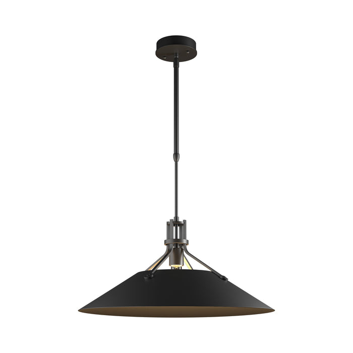 Henry Outdoor Pendant Light in Coastal Black/Small/Short.