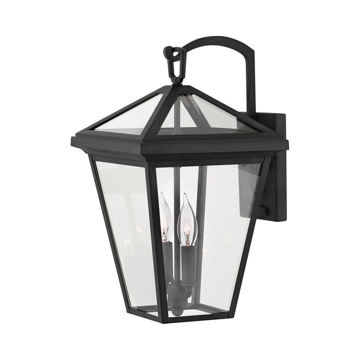 Alford Outside Area Wall Light in Medium/Museum Black.
