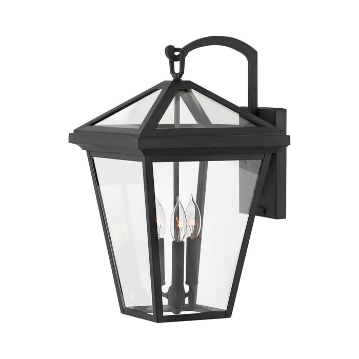 Alford Outside Area Wall Light in Large/Museum Black.