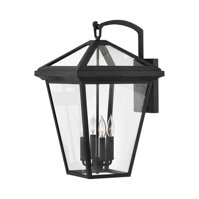 Alford Outside Area Wall Light in X-Large/Museum Black.