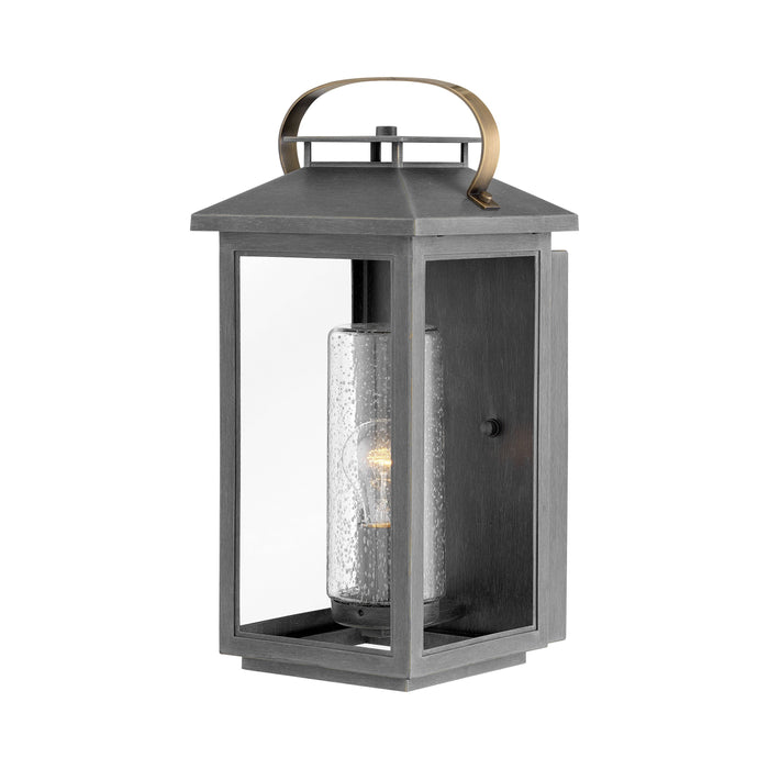 Atwater Outside Area Wall Light in Medium/Ash Bronze.