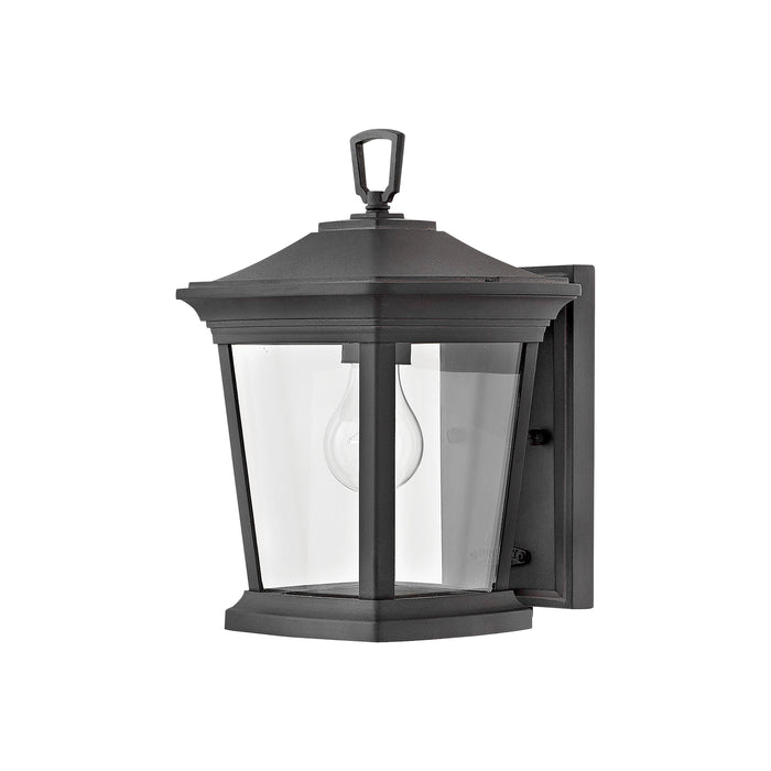 Bromley Outdoor Wall Light in X-Small/Museum Black.
