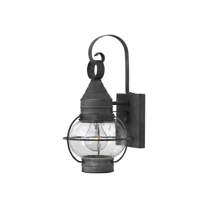 Cape Cod Outside Area Wall Light in X-Small/Aged Zinc.