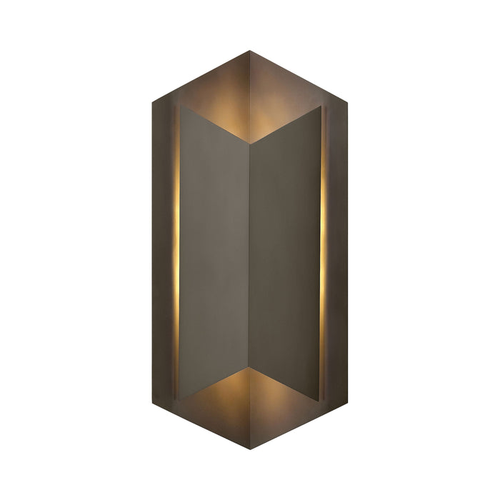 Lex Outside Area Led Wall Light in Large.