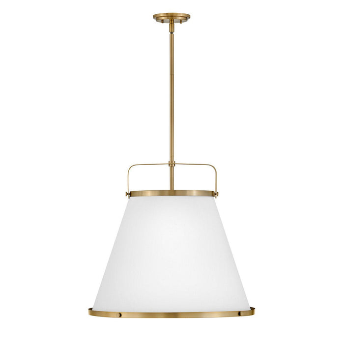 Lexi Pendant Light in Lacquered Brass (Large).