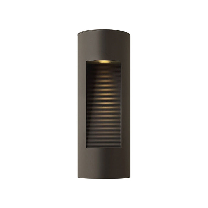 Luna Tall Outside Area Wall Light in Cylinder/Medium/Bronze.
