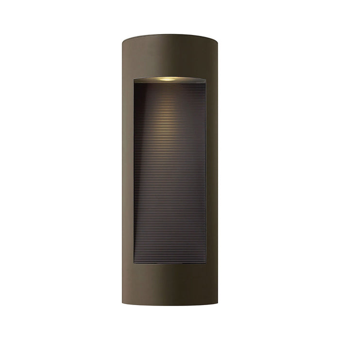 Luna Tall Outside Area Wall Light in Cylinder/Large/Bronze.