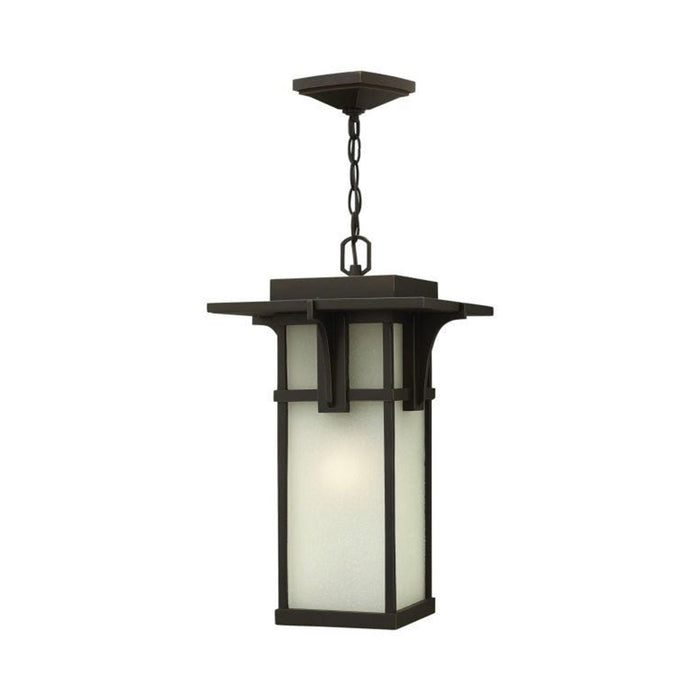 Manhatten Outside Area Pendant Light in Etched Seedy/incandescent.