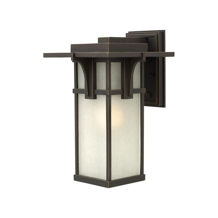 Manhatten Outside Area Wall Light in Etched Seedy/incandescent (Medium).