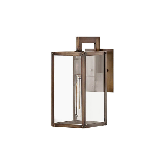 Max Outside Area Wall Light in Small/Burnished Bronze.