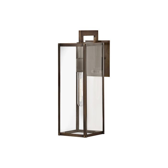 Max Outside Area Wall Light in Medium/Burnished Bronze.