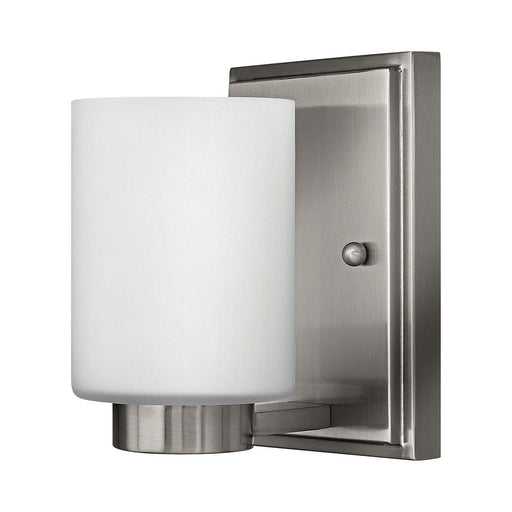 Miley Bath Wall Light in Brushed Nickel.