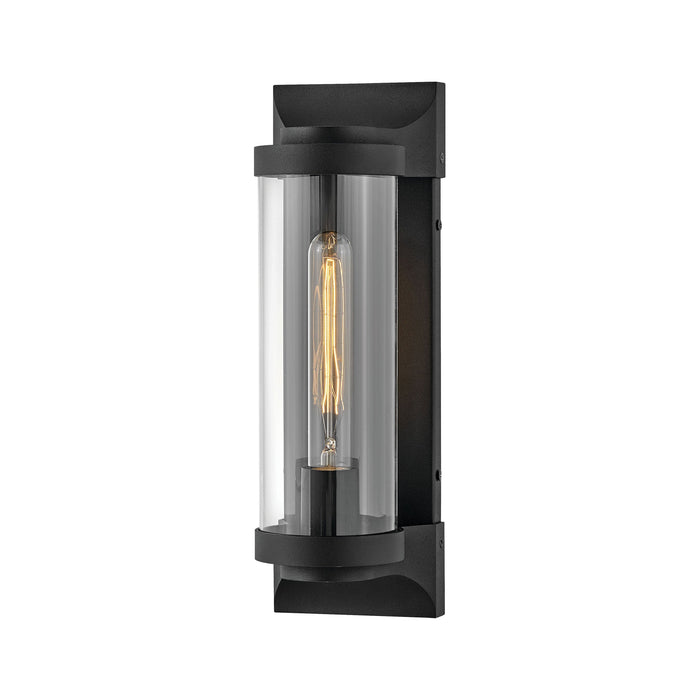 Pearson Outside Area Wall Light in Medium/Textured Black.