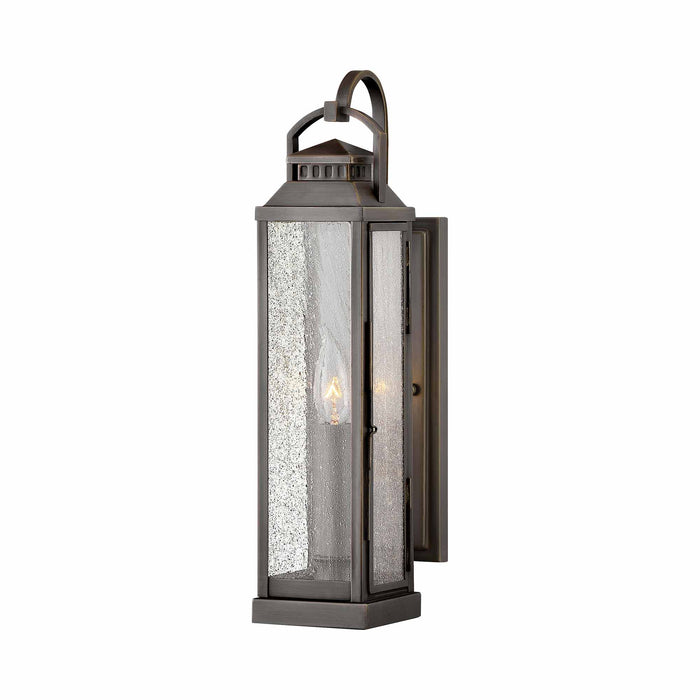 Revere Outdoor Wall Light in Blackened Brass (Small).