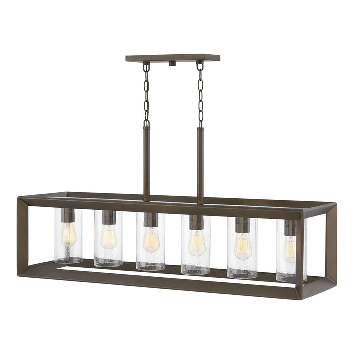 Rhodes Outdoor Linear Pendant Light.