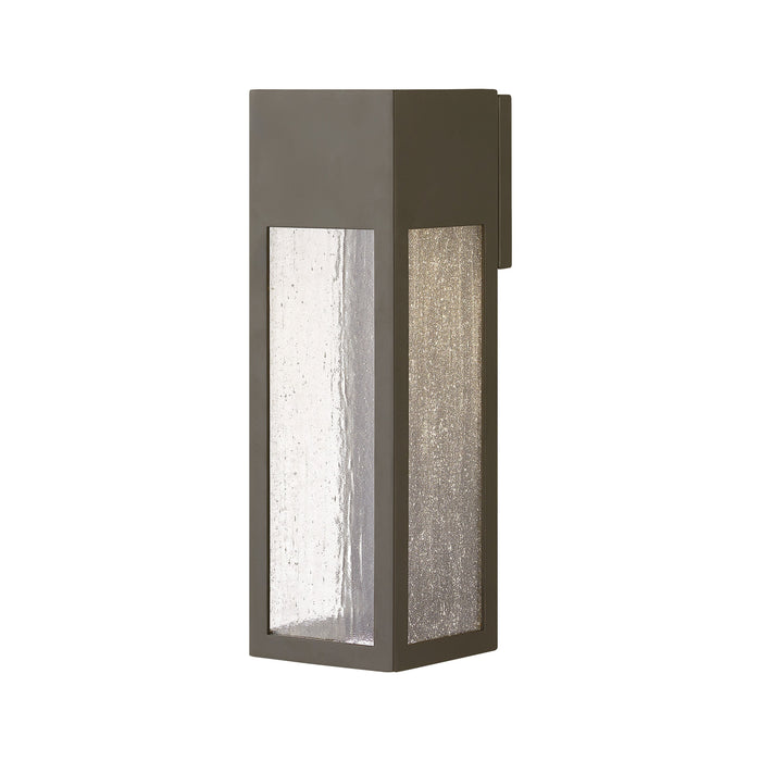 Rook Outside Area Led Wall Light in Bronze/Large.