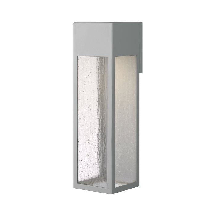 Rook Outside Area Led Wall Light in Titanium/X-Large.