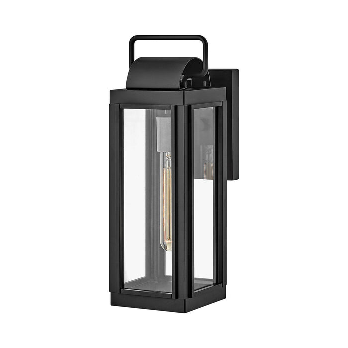Sag Harbor Outside Area Wall Light in Small/ Black.