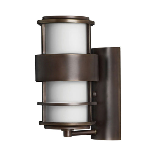 Saturn Outside Area Wall Light in Satin Black.