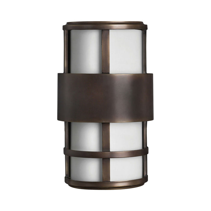 Saturn Outside Area Wall Light in Small/Metro Bronze.