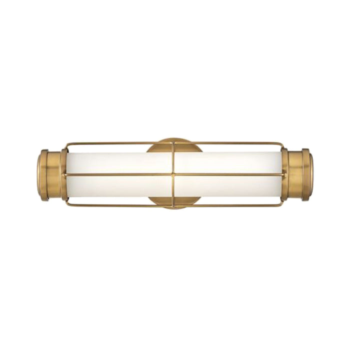 Saylor Led Bath Vanity Light in Heritage Brass (Small).
