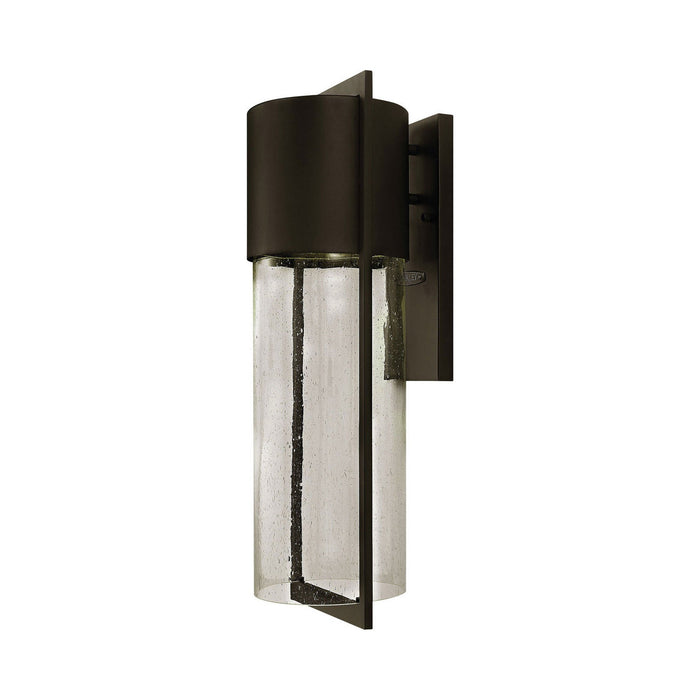 Shelter Outside Area Wall Light in Large Round/Buckeye Bronze.