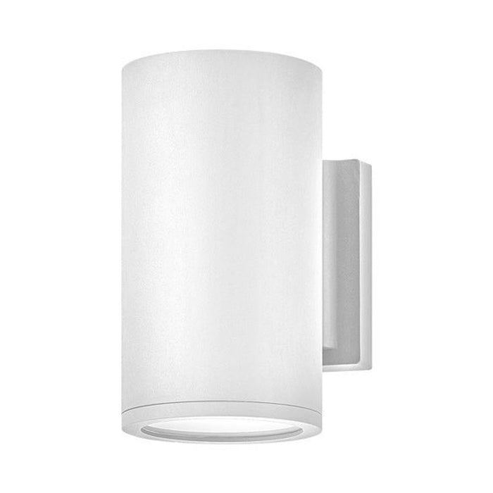 Silo Outside Area Wall Light in Down/Satin White.