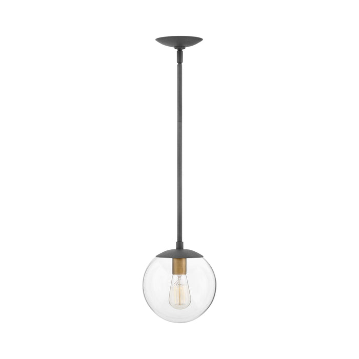Warby Pendant Light in Aged Zinc.