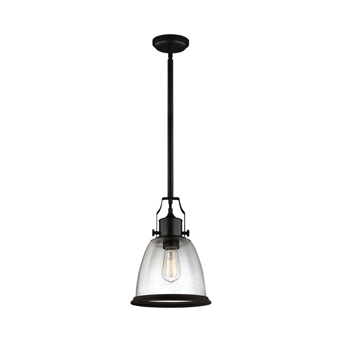 Hobson Pendant Light in Large/Oil Rubbed Bronze.