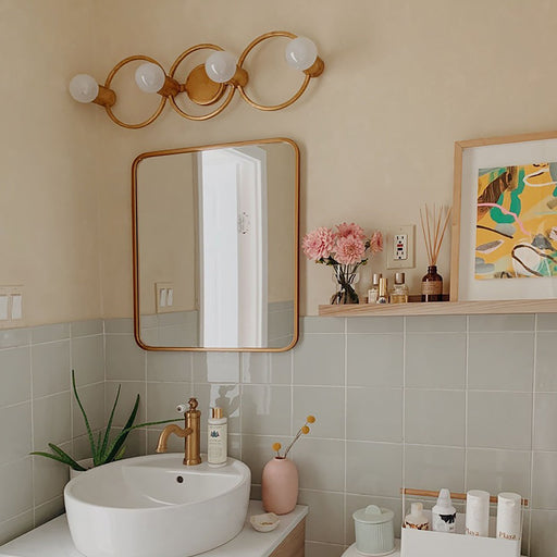 Hope Bath Vanity Light in bathroom.