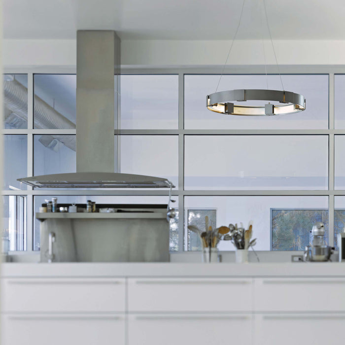 Aura LED Pendant Light in kitchen.