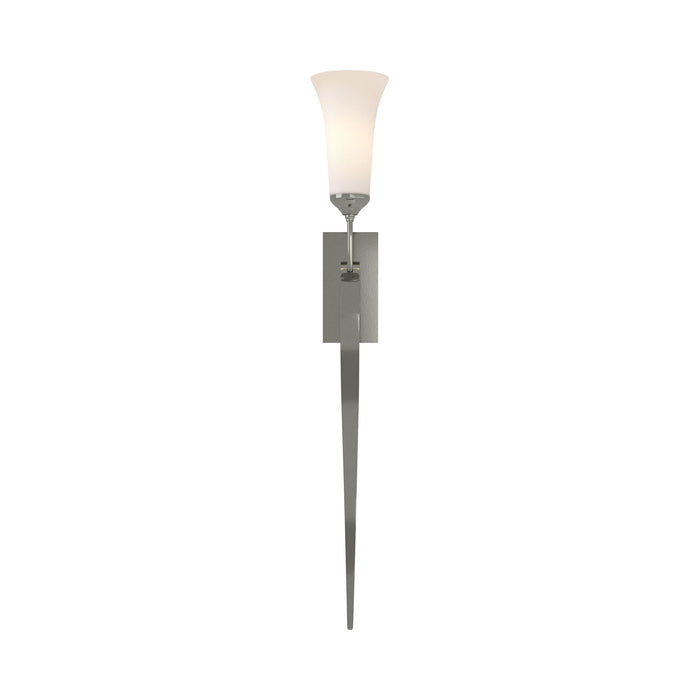 Sweeping Taper Wall Light in Sterling.
