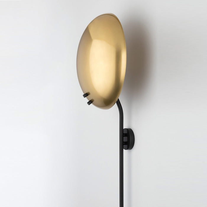 Afton Plug-In Wall Light in Detail.