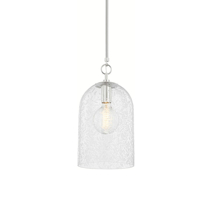 Belleville Pendant Light in Polished Nickel (Small).