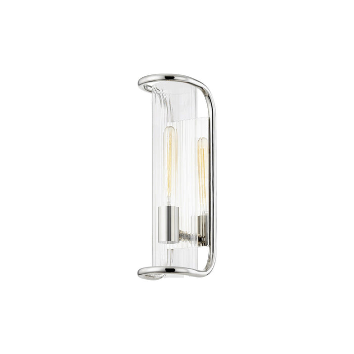 Fillmore Wall Light in Polished Nickel (Small).