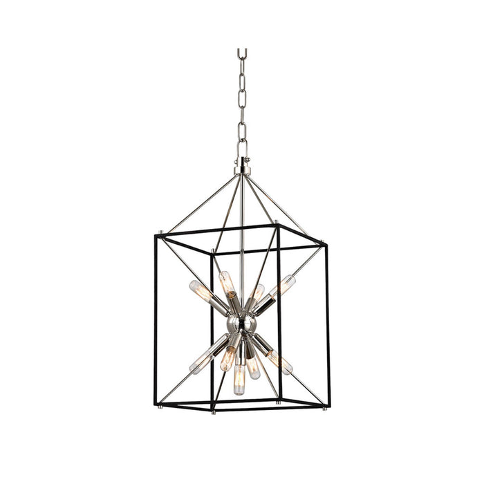 Glendale Pendant Light in Polished Nickel (Small).