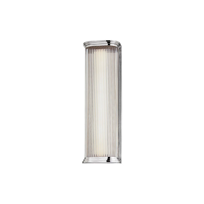 Newburgh LED Wall Light in Polished Nickel (Small).