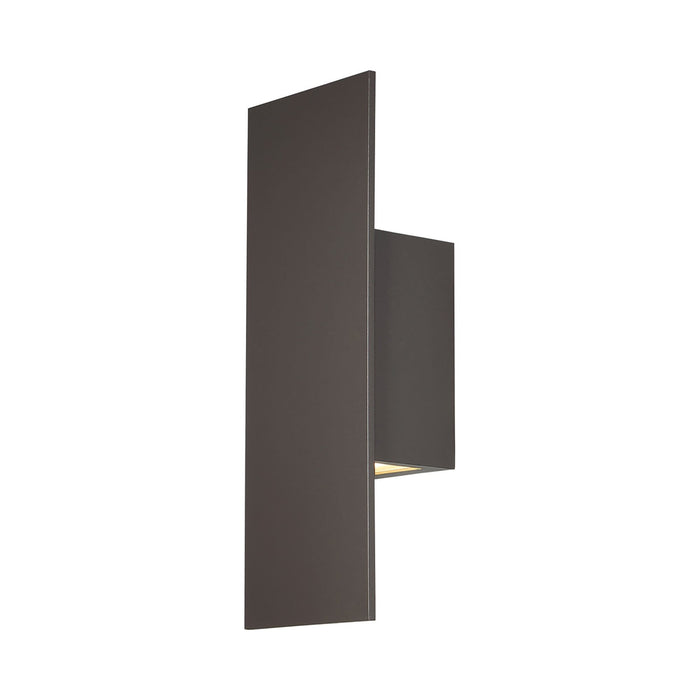 Icon Indoor/Outdoor LED Wall Light in Bronze/Small.