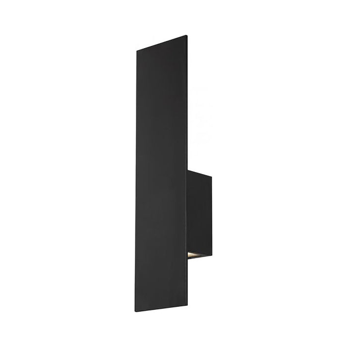 Icon Indoor/Outdoor LED Wall Light in Black/Large.