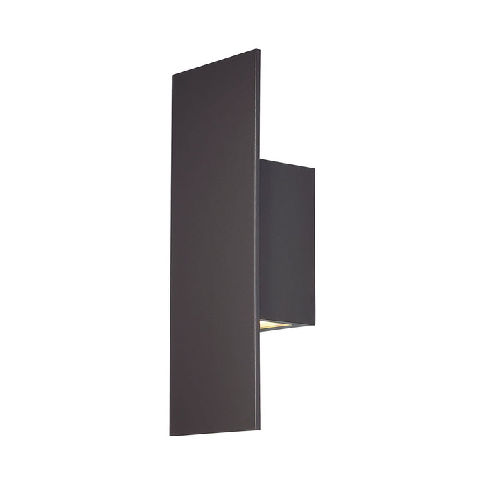 Icon Indoor/Outdoor LED Wall Light in Black/Small.