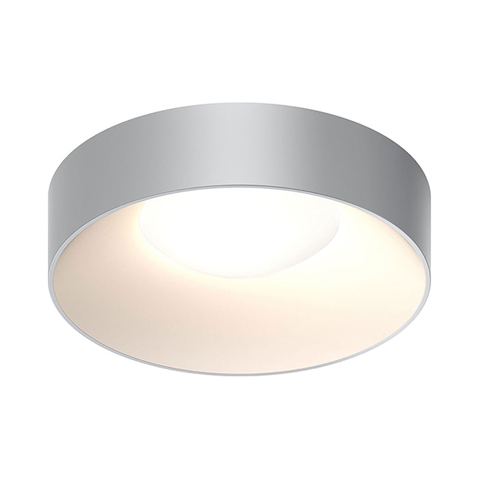 Ilios™ LED Flush Mount Ceiling Light in Dove Gray (18-Inch).