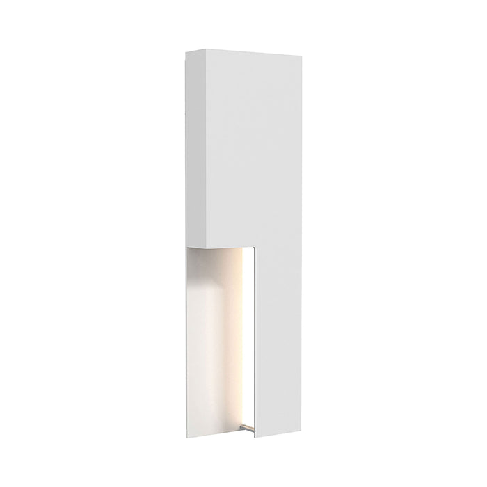 Incavo™ Outdoor LED Wall Light in Small/Textured White.