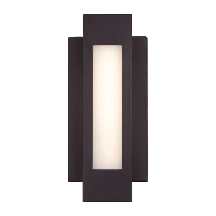 Insert Outdoor LED Wall Light in Bronze.