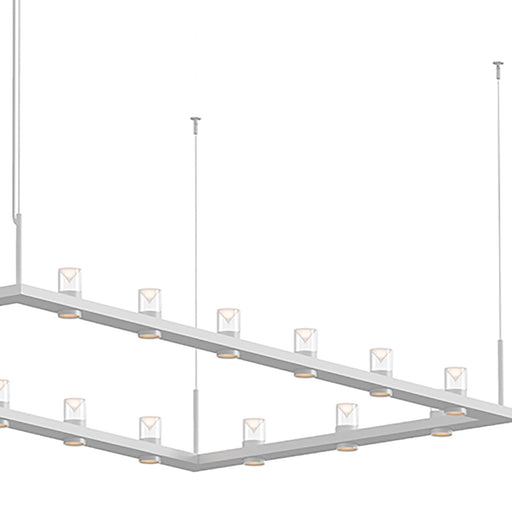 Intervals® Rectangle LED Suspension Light in Detail.